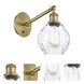 Ballston Waverly 1 Light 6 inch Antique Brass Sconce Wall Light
