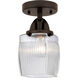 Nouveau 2 Colton 1 Light 6 inch Oil Rubbed Bronze Semi-Flush Mount Ceiling Light