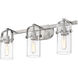 Pilaster 3 Light 24.25 inch Bathroom Vanity Light