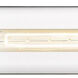 Bolivar 2 Light 4 inch Satin Nickel Bath Vanity Light Wall Light in Clear Glass