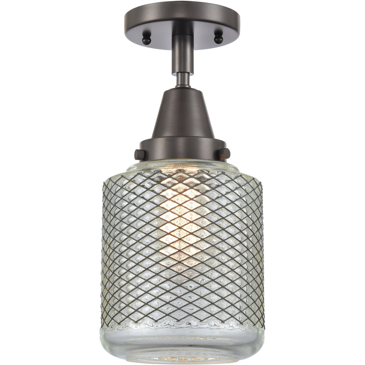 Franklin Restoration Stanton LED 6 inch Oil Rubbed Bronze Flush Mount Ceiling Light