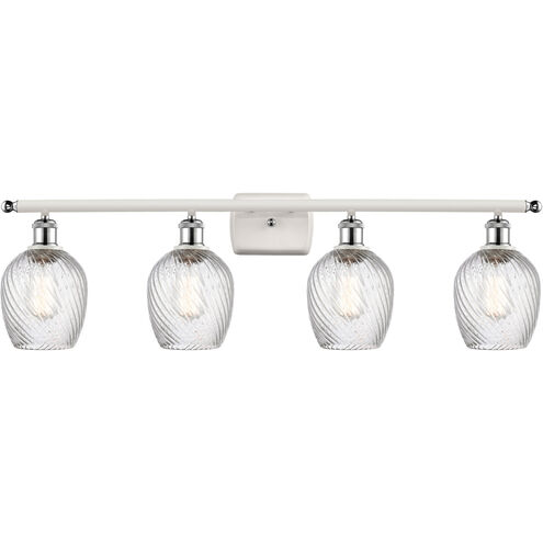 Ballston Salina LED 36 inch White and Polished Chrome Bath Vanity Light Wall Light, Ballston