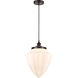 Edison Bullet LED 12 inch Oil Rubbed Bronze Mini Pendant Ceiling Light
