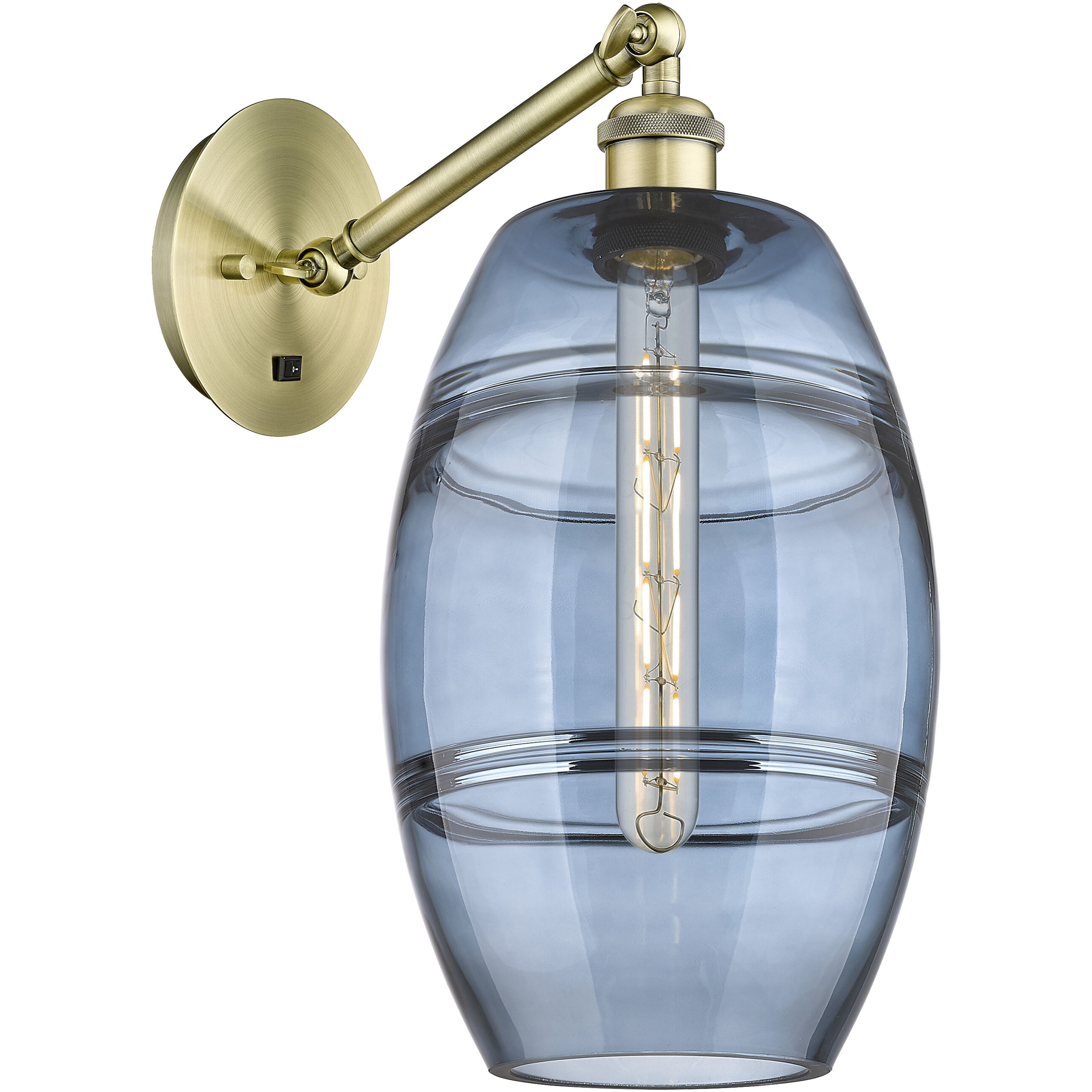 Ballston Vaz 1 Light 8 inch Antique Brass Sconce Wall Light