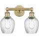 Salina 2 Light 14 inch Brushed Brass Bath Vanity Light Wall Light