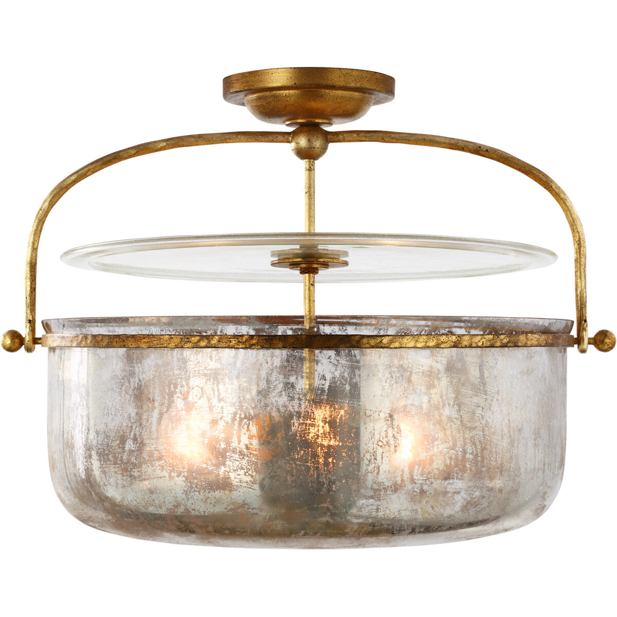 Chapman & Myers Lorford 3 Light 19.75 inch Semi-Flush Mount
