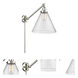 X-Large Cone 16 inch 60.00 watt Satin Nickel Swing Arm Wall Light, Franklin Restoration