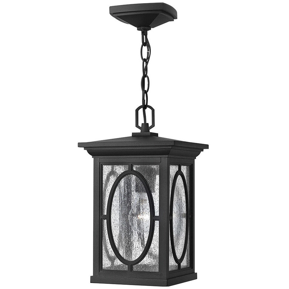 Randolph 1 Light 8 inch Black Outdoor Hanging Lantern