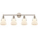 Luna 4 Light 40 inch Satin Nickel Bath Vanity Light Wall Light