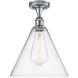 Edison Berkshire 1 Light 12.00 inch Semi-Flush Mount