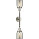 Franklin Restoration Small Bell 2 Light 15.00 inch Bathroom Vanity Light