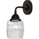 Nouveau 2 Colton 1 Light 6 inch Matte Black Sconce Wall Light