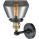 Franklin Restoration Fulton LED 7 inch Black Antique Brass Sconce Wall Light, Franklin Restoration