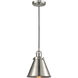 Franklin Restoration Appalachian 1 Light 8 inch Brushed Satin Nickel Mini Pendant Ceiling Light in Incandescent, Franklin Restoration