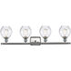 Ballston Small Waverly LED 36 inch Brushed Satin Nickel Bath Vanity Light Wall Light, Ballston