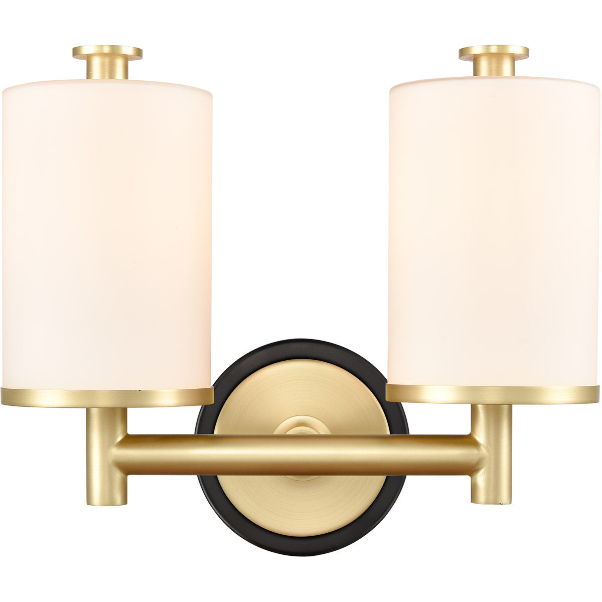 Marlowe LED 13.63 inch Black Satin Brass Bath Vanity Light Wall Light