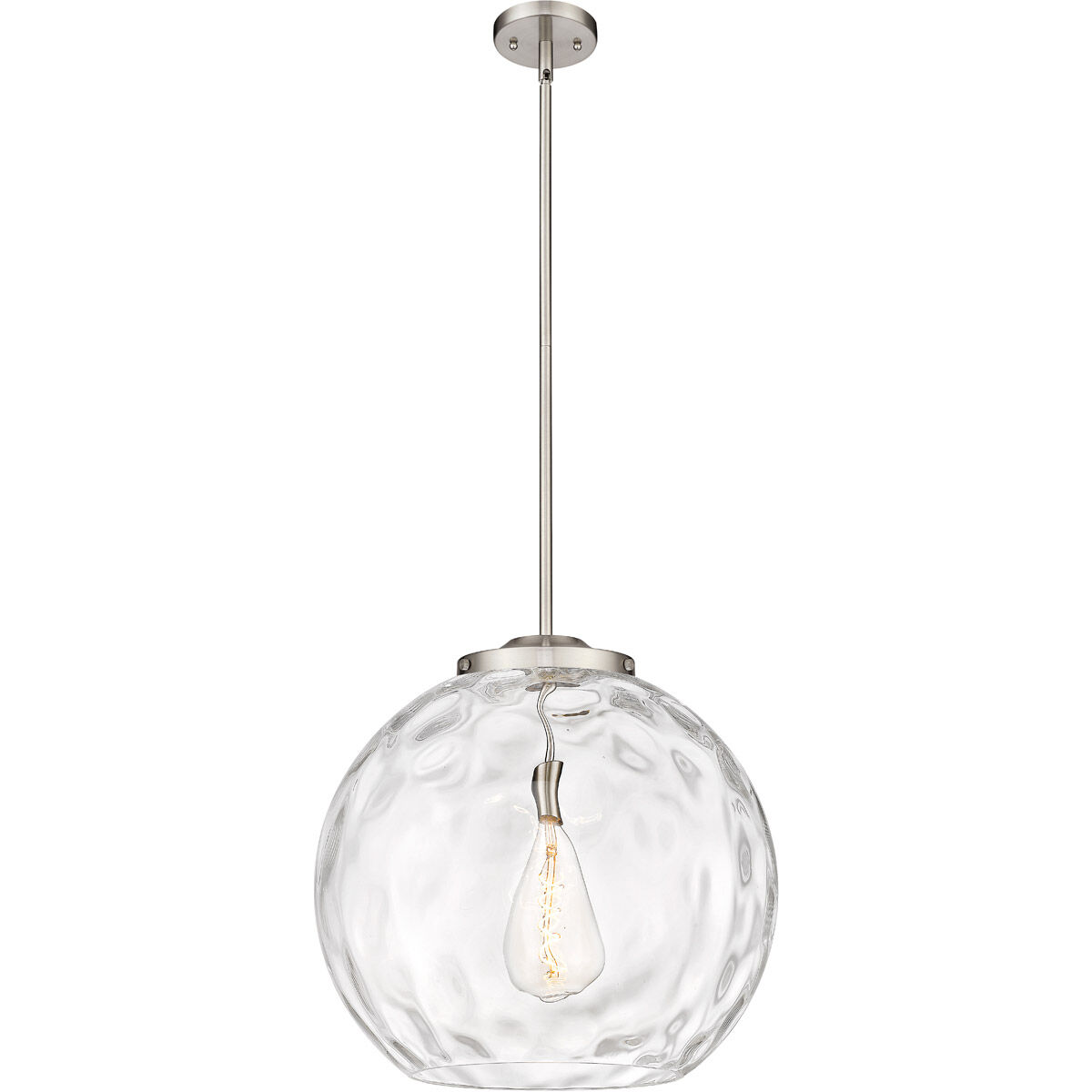 18 inch glass pendant light outlet