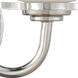 Scarlett 2 Light 14 inch Polished Chrome Bath Vanity Light Wall Light in White Glass