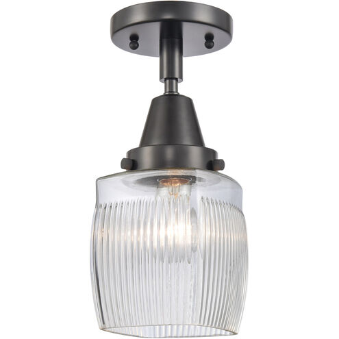 Franklin Restoration Colton LED 6 inch Matte Black Flush Mount Ceiling Light