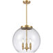 Ballston Athens 3 Light 15.75 inch Pendant