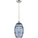 Ballston Vaz 1 Light 8 inch Brushed Satin Nickel Cord Hung Mini Pendant Ceiling Light