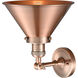 Franklin Restoration Briarcliff LED 10 inch Antique Copper Semi-Flush Mount Ceiling Light, Franklin Restoration
