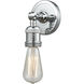 Franklin Restoration Bare Bulb LED 5 inch Polished Chrome Sconce Wall Light, Franklin Restoration