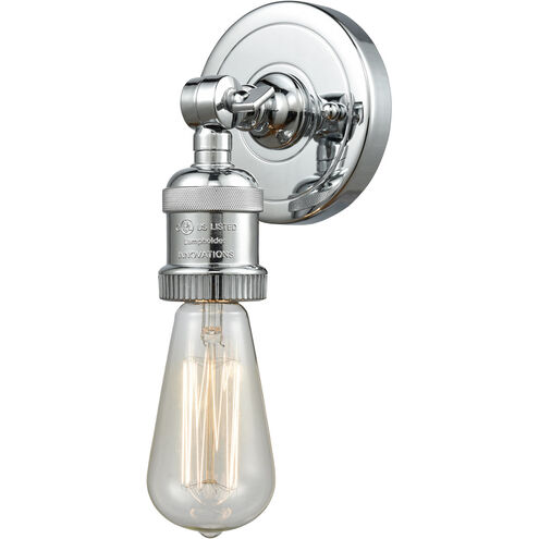 Franklin Restoration Bare Bulb LED 5 inch Polished Chrome Sconce Wall Light, Franklin Restoration