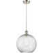 Ballston X-Large Twisted Swirl 1 Light 12 inch Brushed Satin Nickel Mini Pendant Ceiling Light, Ballston
