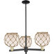 Arcadia Farmhouse Rope 3 Light 30.00 inch Chandelier