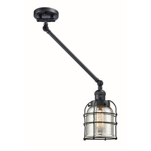 Small Bell Cage 1 Light 8.00 inch Swing Arm Light/Wall Lamp
