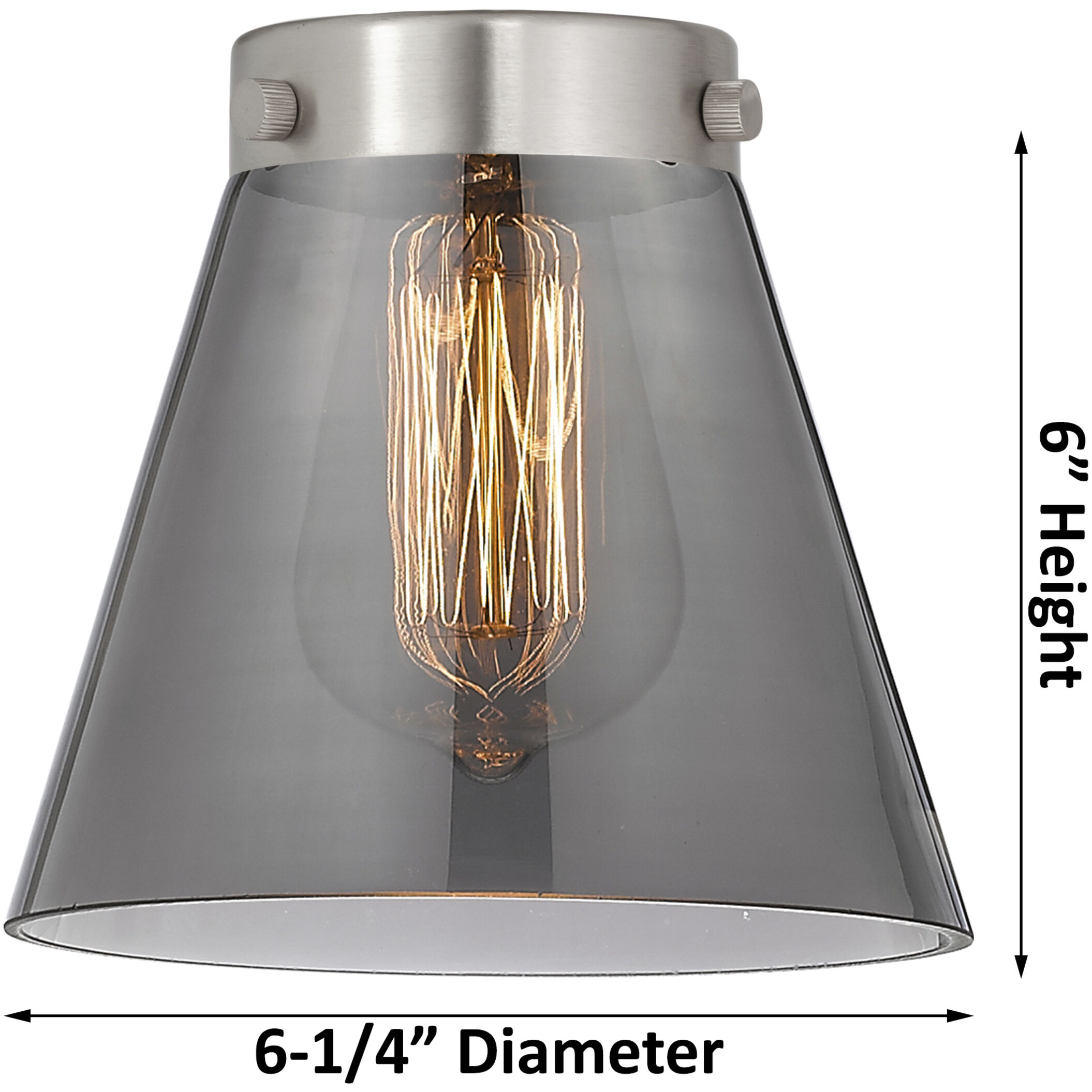 Franklin Restoration Small Cone 1 Light 7 inch Antique Brass Semi-Flush Mount Ceiling Light in Incandescent, Matte White Glass, Franklin Restoration