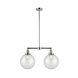 Franklin Restoration X-Large Beacon LED 25 inch Polished Chrome Chandelier Ceiling Light in Clear Glass, Franklin Restoration