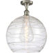 Ballston Deco Swirl 1 Light 13.75 inch Semi-Flush Mount