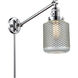 Stanton 30 inch 3.50 watt Polished Chrome Swing Arm Wall Light, Franklin Restoration