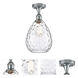 Ballston Large Waverly 1 Light 8 inch Polished Chrome Semi-Flush Mount Ceiling Light, Ballston