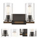 Westlake LED 13 inch Matte Black Bath Vanity Light Wall Light