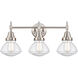 Caden 3 Light 24.75 inch Bathroom Vanity Light