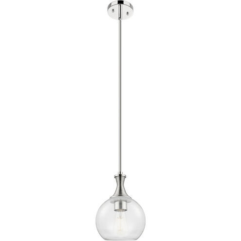 Downtown Urban Astor 1 Light 8 inch Polished Nickel Mini Pendant Ceiling Light in Clear