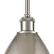 Ballston Dome LED 7.5 inch Brushed Satin Nickel Pendant Ceiling Light