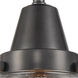 Franklin Restoration Bellmont LED 6.25 inch Matte Black Flush Mount Ceiling Light in Seedy Glass