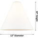 Ballston Ballston Cone LED 38.5 inch White and Polished Chrome Island Light Ceiling Light in Matte White Glass