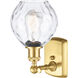 Ballston Small Waverly 1 Light 6 inch Satin Gold Sconce Wall Light, Ballston