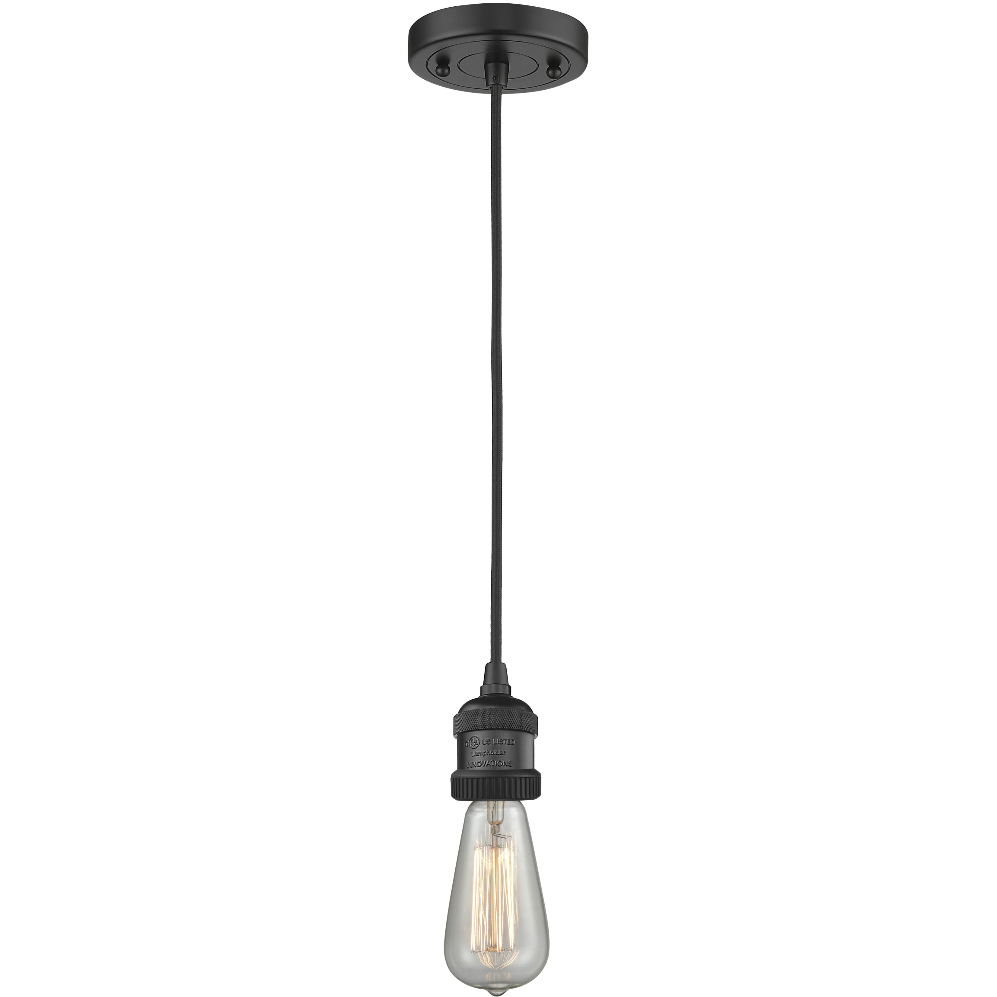 Franklin Restoration Bell Cage LED 9 inch Matte Black Mini Pendant Ceiling Light in Matte White, Franklin Restoration