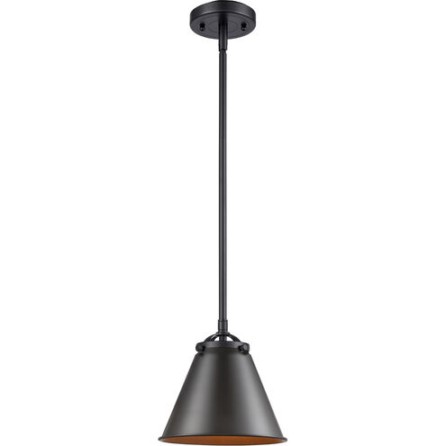 Nouveau Appalachian 1 Light 8 inch Oil Rubbed Bronze Mini Pendant Ceiling Light, Nouveau