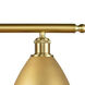 Ballston Dome 3 Light 36 inch Satin Gold Island Light Ceiling Light