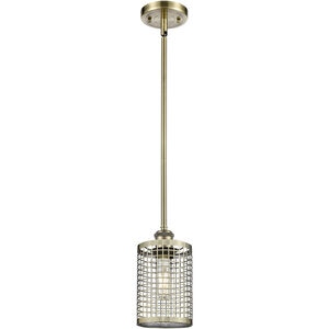 Nestbrook 1 Light 4.75 inch Antique Brass Pendant Ceiling Light