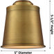 Franklin Restoration Addison LED 5 inch Antique Copper Mini Pendant Ceiling Light, Franklin Restoration