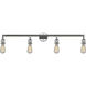 Franklin Restoration Bare Bulb LED 42 inch Polished Chrome Bath Vanity Light Wall Light