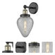 Geneseo Sconce Wall Light in Black Antique Brass